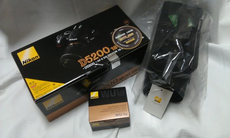 NIKON D5200 KIT 18-55 swifi {f Ky u@M