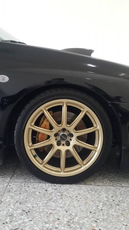 有人要交換嗎??PORDRIVE GC010R鍛造18吋鋁圈+8成新R1R 225/40/18
