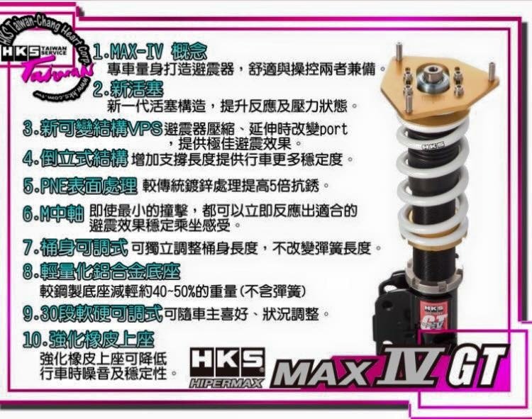hks終極街道版避震
