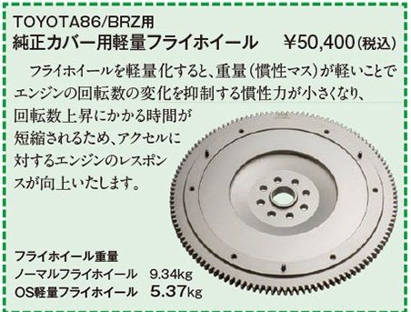 OS技研 輕量化飛輪