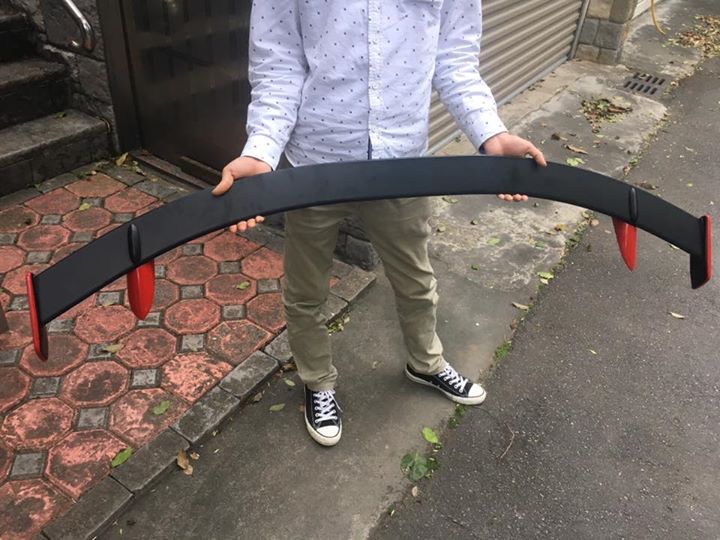 17年原廠鋁合金尾翼(紅)